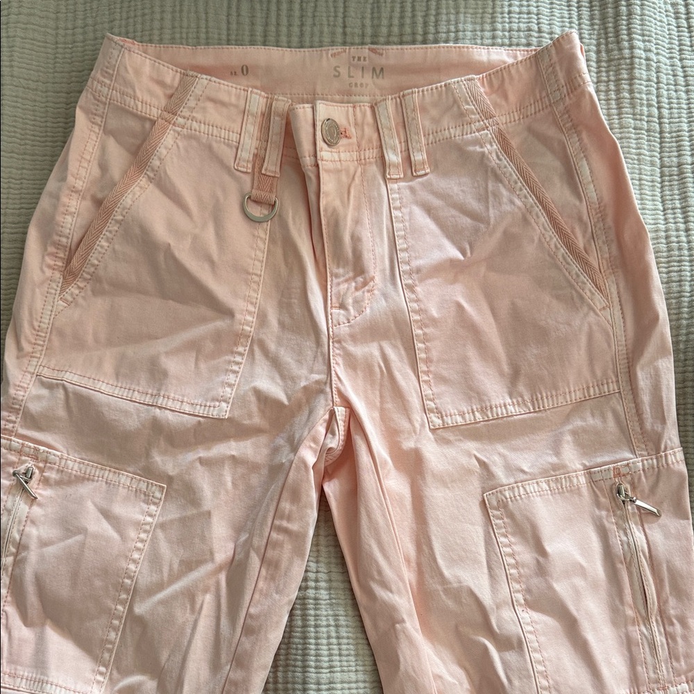 White House Black Market Light Pink Ankle Jeans